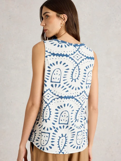 Gilet Lola - Blue Pr - 42 Image 4