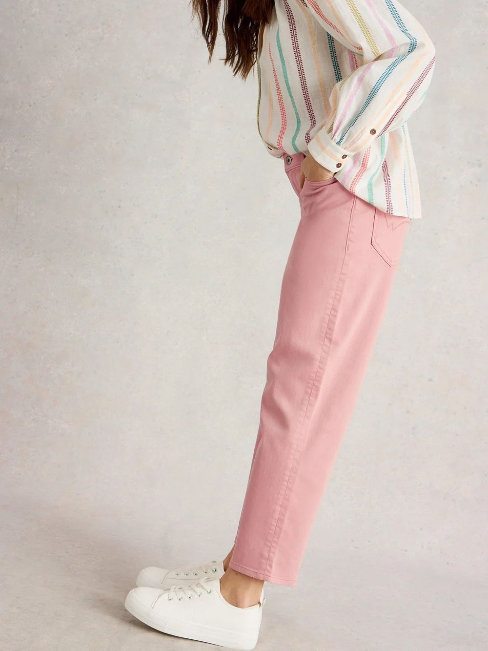 Jean Droit Court Blake - Mid Pink - 52/R Image 1