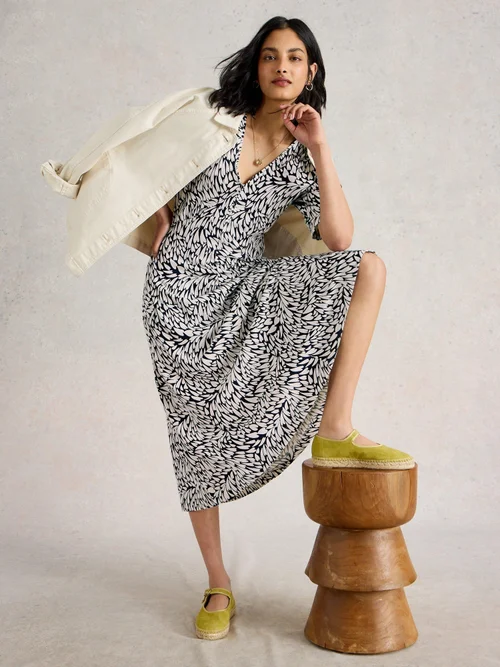 Robe En Jersey Megan - Ivory Mlt - 52/R Image 1