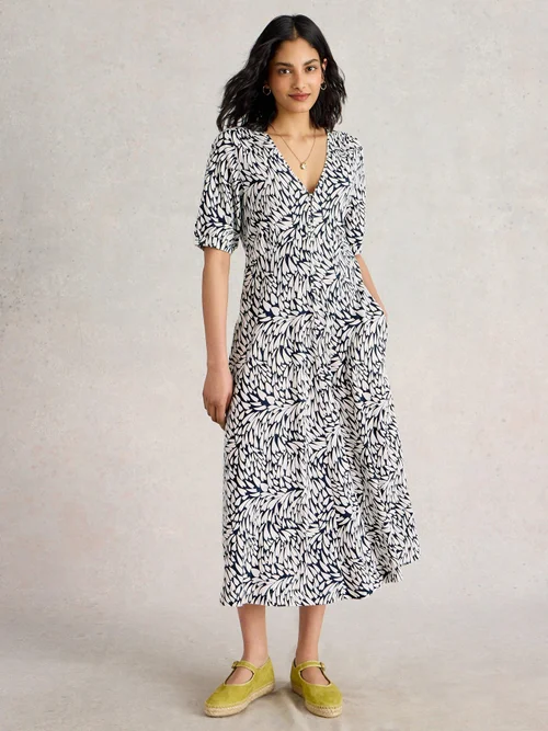 Robe En Jersey Megan - Ivory Mlt - 52/R Image 2