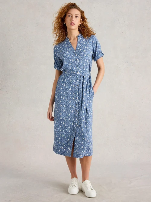 Robe Chemise En Jersey Annie - Blue Pr - 52/R Image 2
