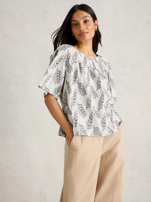 Top en jacquard Spruce - White Mlt - 42 Image 3