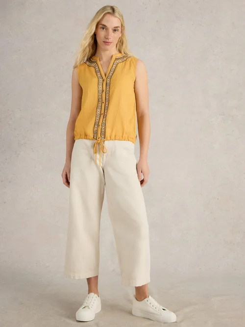 CHEMISE SANS MANCHES TULIP MIX - Mid Yellow - 46 Image 2