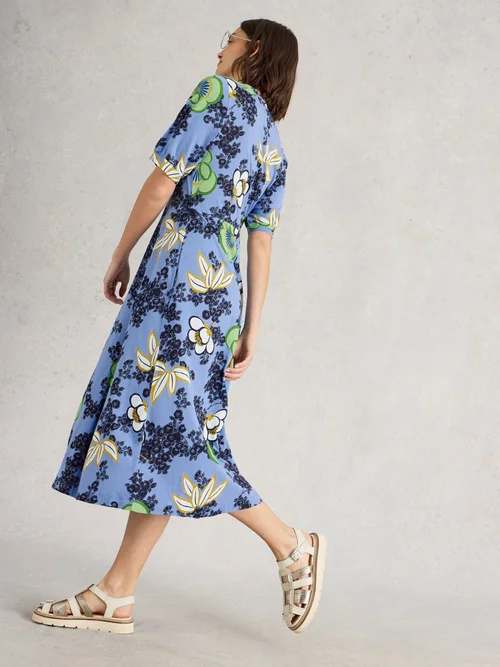 Robe En Jersey Megan - Brt Blue - 52/R Image 4