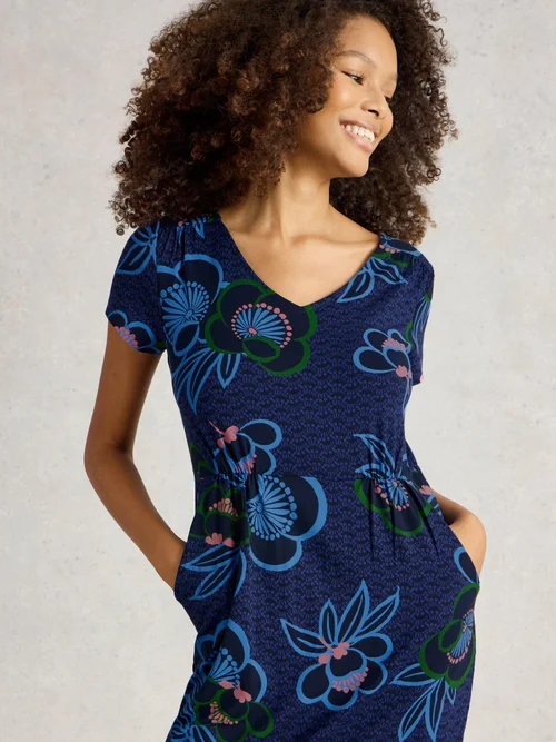 Robe En Jersey Tallie - Blue Pr - 52/R Image 3