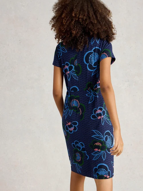 Robe En Jersey Tallie - Blue Pr - 52/R Image 4