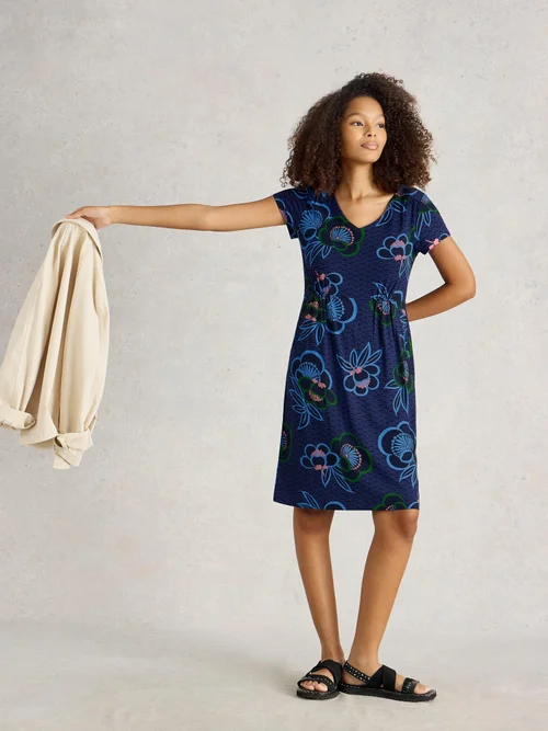 Robe En Jersey Tallie - Blue Pr - 52/R Image 1