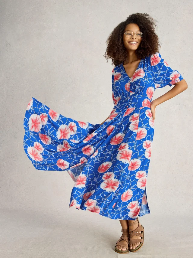 Robe Hazel coupée en biais