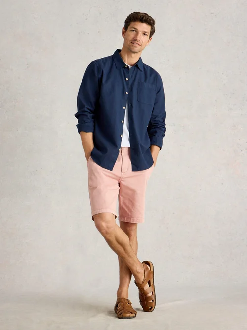 Chino-Shorts aus Bio-Baumwolle - Lgt Pink - 38/R Image 2