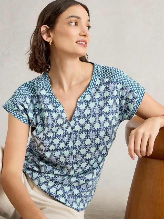 T-Shirt À Encolure En V Nelly