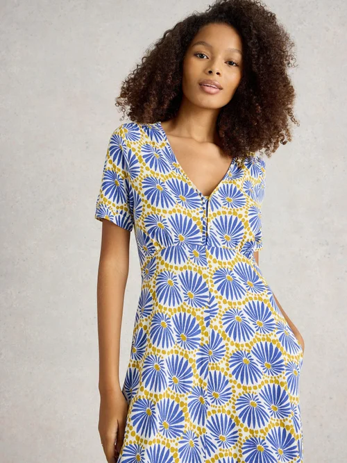 Robe En Jersey Megan - Blue Pr - 52/R Image 3