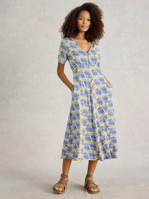 Robe En Jersey Megan - Blue Pr - 52/R Image 2