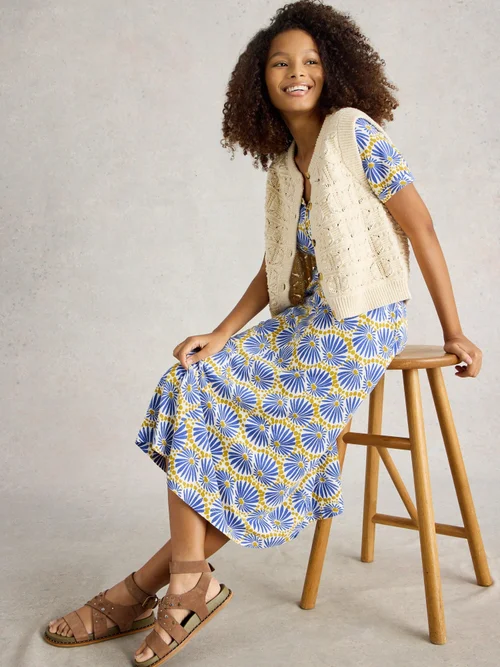 Robe En Jersey Megan - Blue Pr - 52/R Image 1