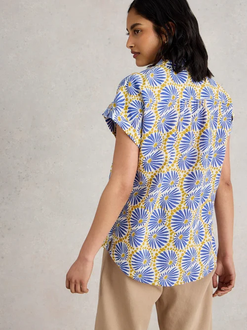Chemise En Coton Biologique Ellie - Blue Pr - 52 Image 4