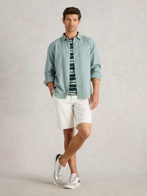 Chemise longue en lin et coton Ely - Lgt Blue - XXXL Image 2