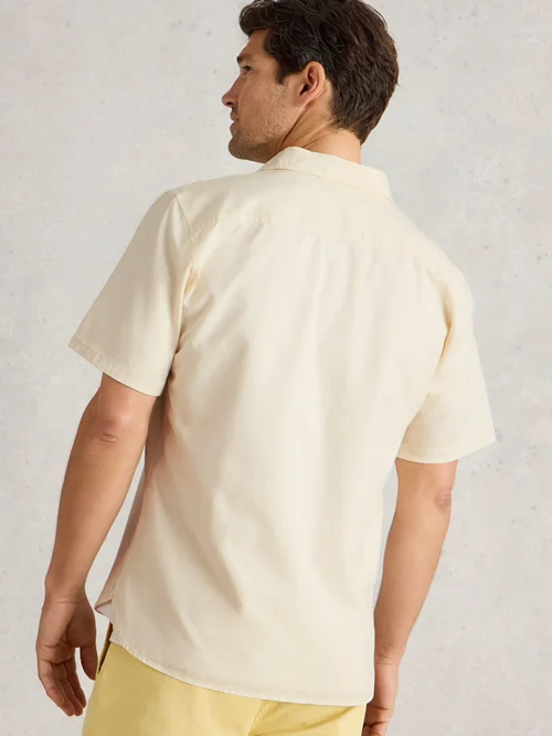 Chemise courte Ely en lin et coton - Nat White - XXXL Image 4