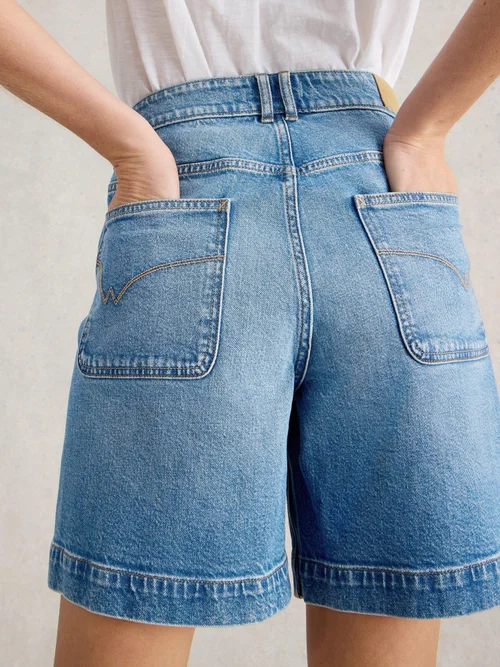 Short en denim Tia - Mid Denim - 44/R Image 4