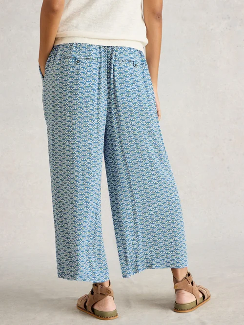 Jupe-culotte froissée Lisette - Blue Pr - 50/R Image 4
