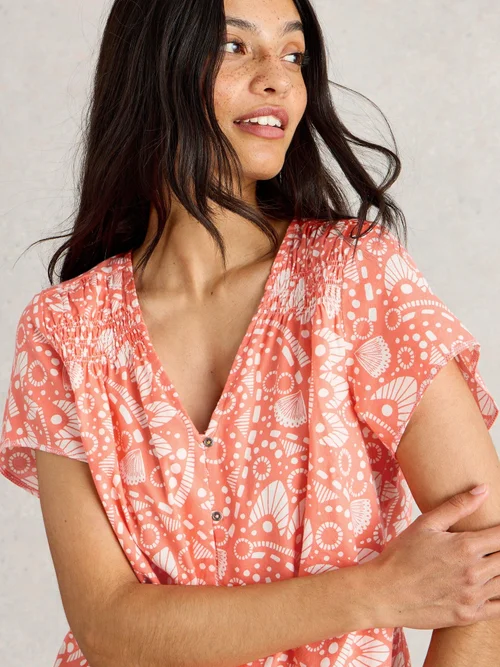 Top en coton biologique Rae - Pink Pr - 52 Image 3