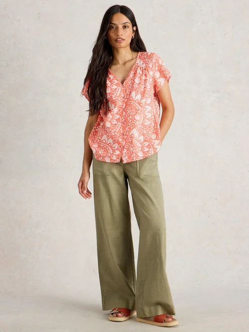 Top en coton biologique Rae - Pink Pr - 52 Image 2