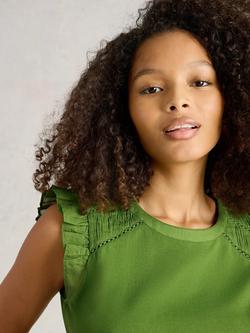 Paige Top À Volants Mix - Brt Green - 52 Image 3