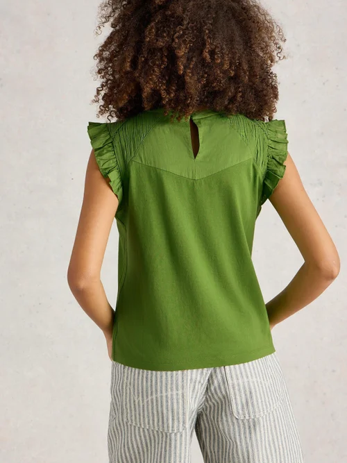 Paige Top À Volants Mix - Brt Green - 50 Image 4