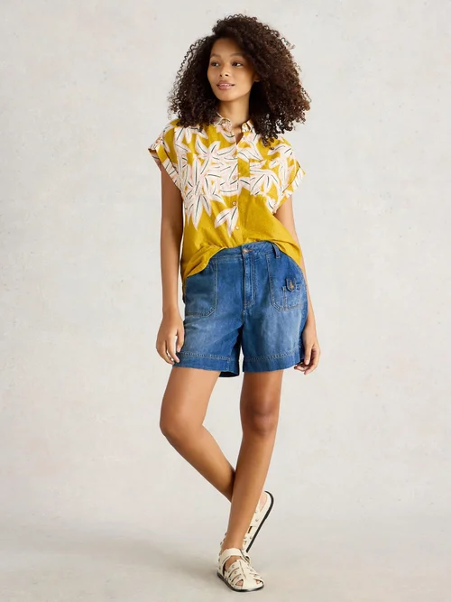 Short en denim Mollie Combat - Dk Denim - 52/R Image 2