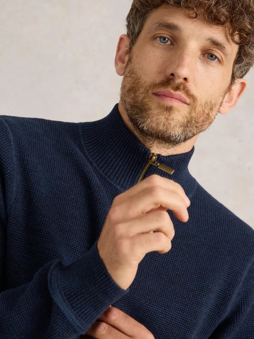 Pull À Col Cheminée Attadale - Dark Navy - XXL Image 3