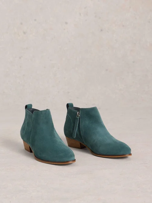 Bottines en daim à large coupe - Mid Teal - 41 Image 2
