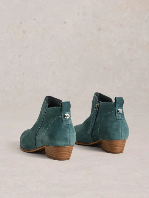 Bottines en daim à large coupe - Mid Teal - 41 Image 4
