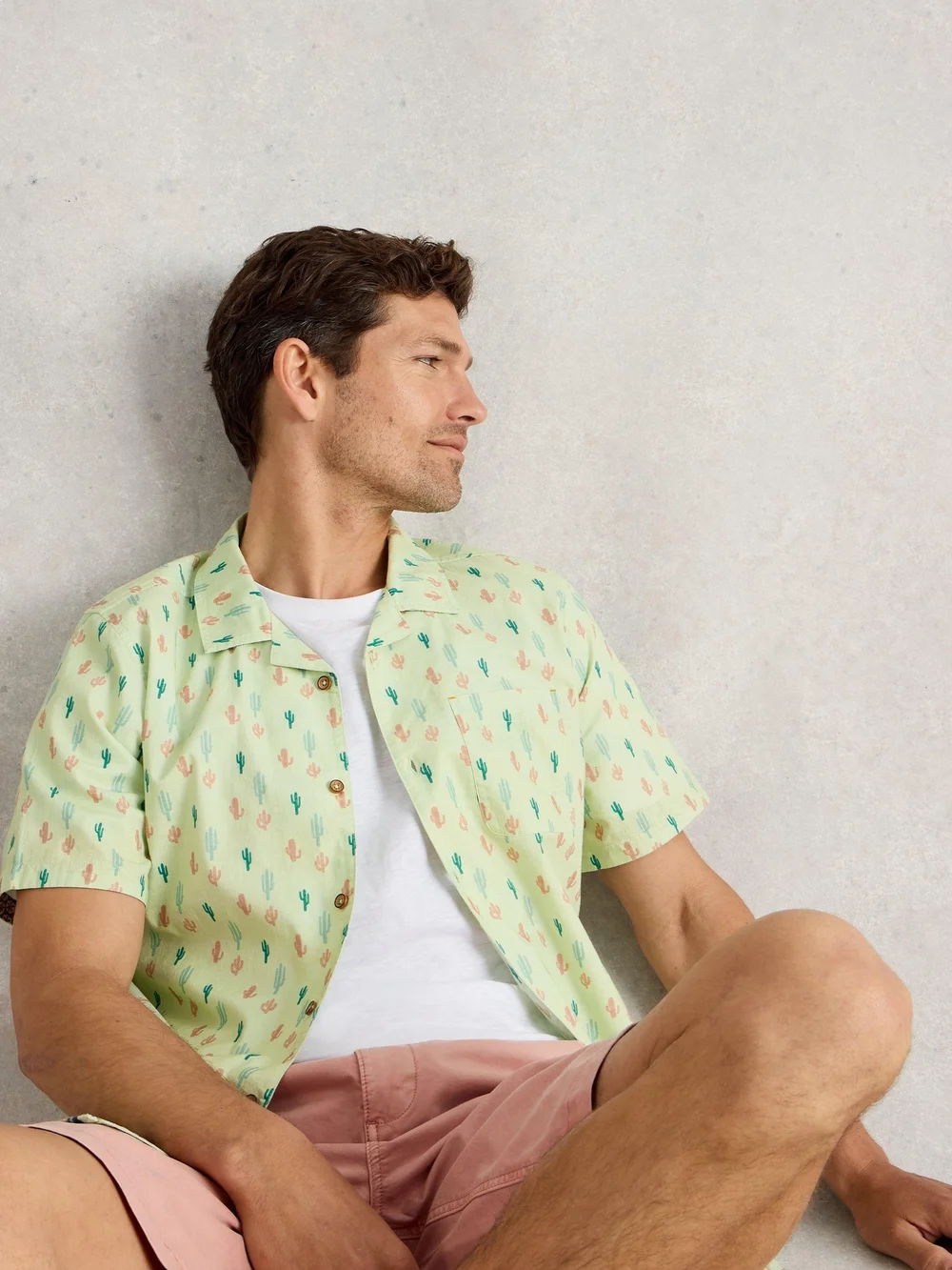 Chemise imprimée cactus Hayle - Green Pr - XL Image 1