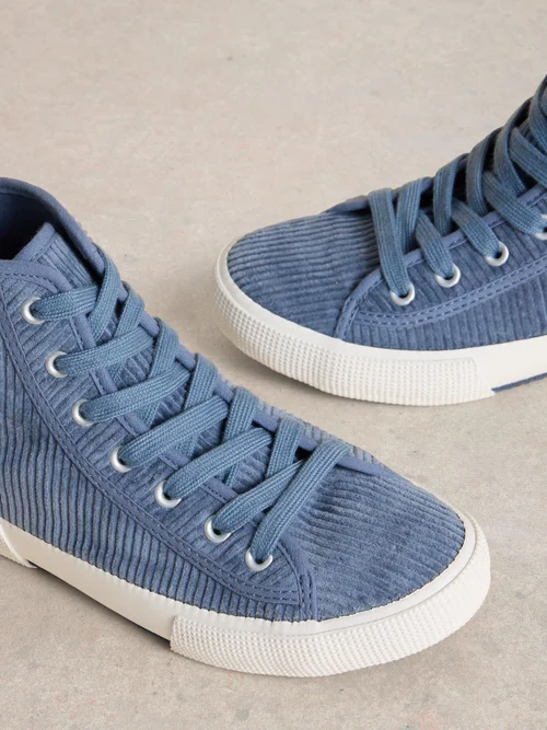 Baskets montantes Pippa Cord - Mid Blue - 41 Image 4