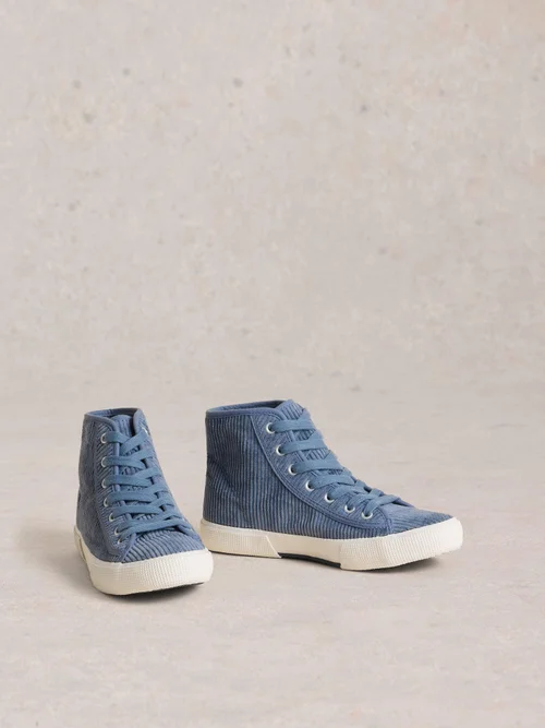 Baskets montantes Pippa Cord - Mid Blue - 36 Image 3