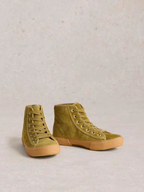 Baskets montantes Pippa Cord - Mid Green - 41 Image 2