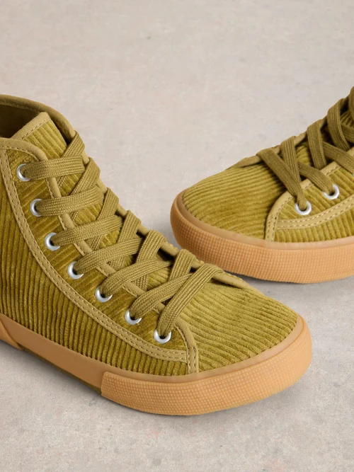 Baskets montantes Pippa Cord - Mid Green - 41 Image 3