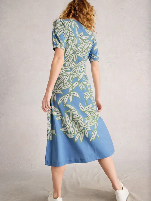 Robe en jersey Megan - Blue Pr - 42/R Image 4