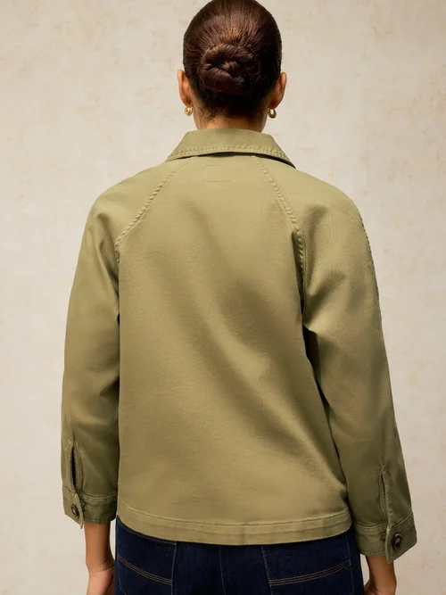 Veste En Denim Eden - Khaki Grn - 52/R Image 4
