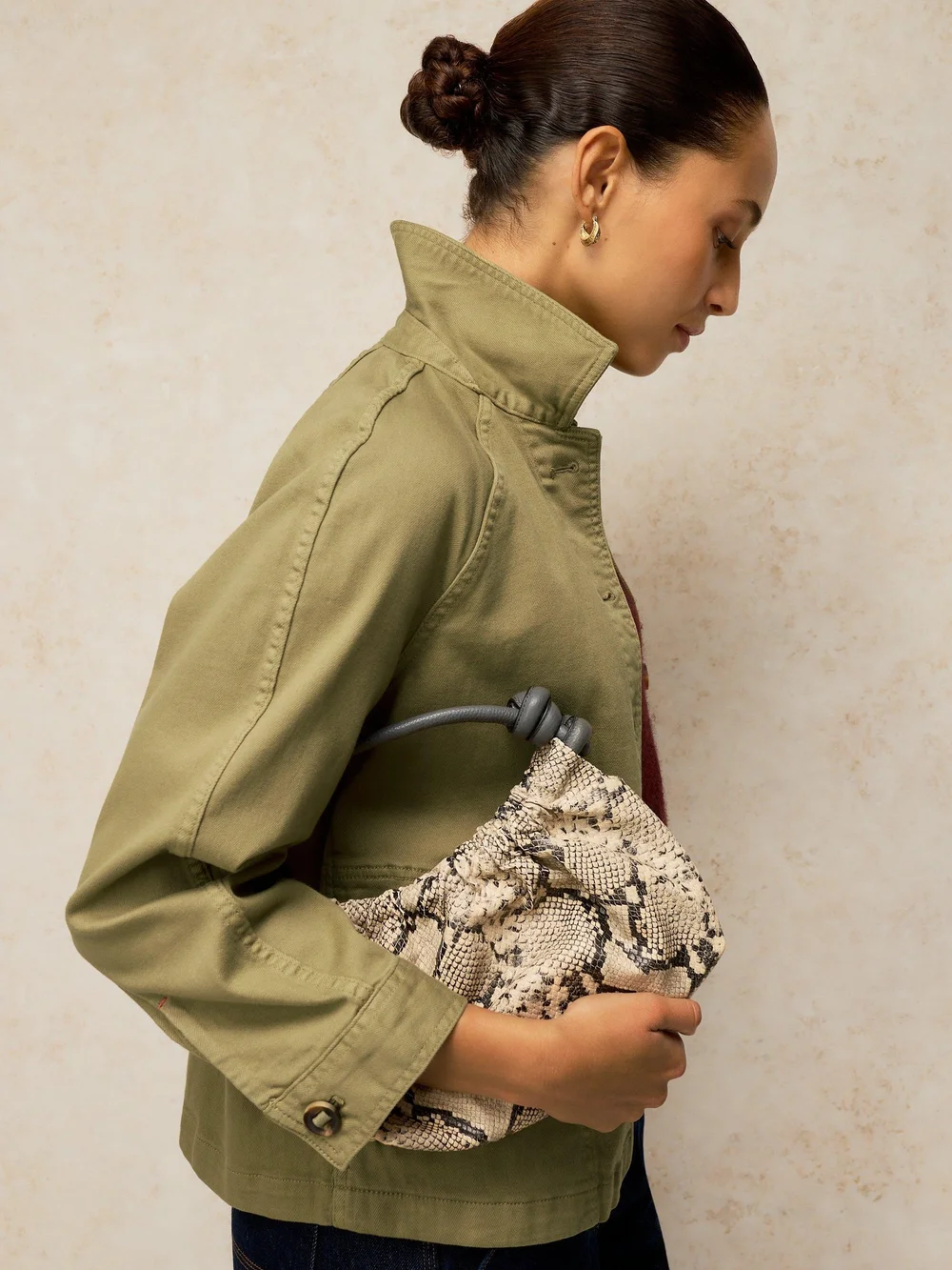 Veste En Denim Eden - Khaki Grn - 52/R Image 1