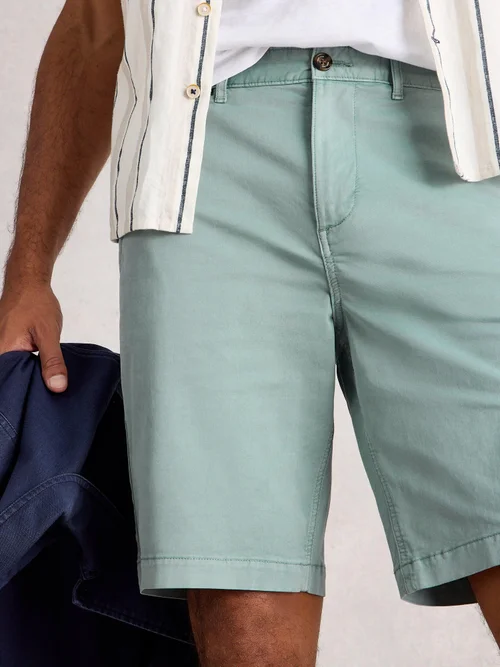 Chino-Shorts aus Bio-Baumwolle - Lgt Blue - 38/R Image 3