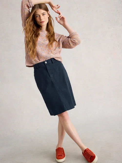 Jupe Chino Tia - Dark Navy - 52 Image 3