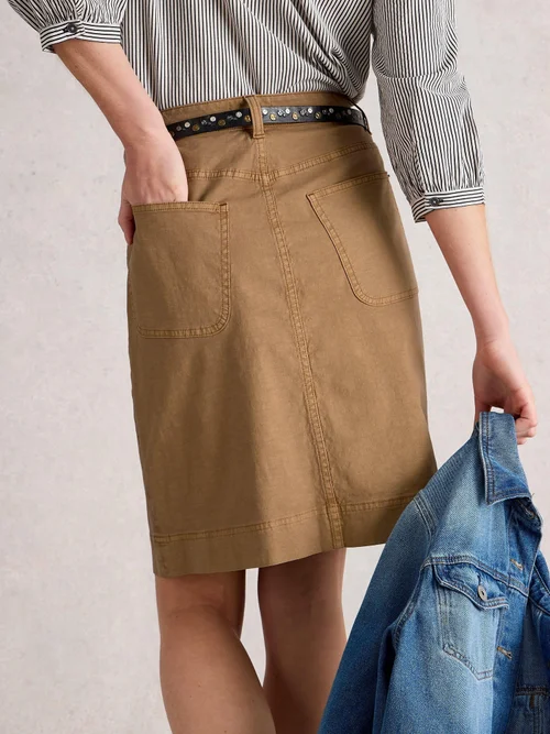 Jupe Chino Tia - Mid Tan - 52 Image 4