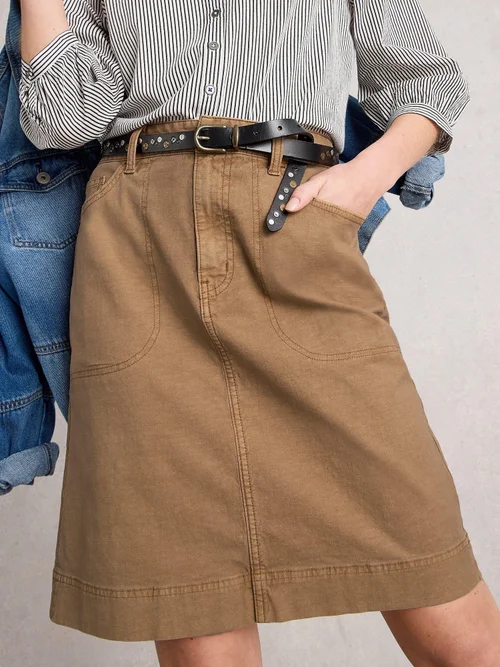 Jupe Chino Tia - Mid Tan - 52 Image 1