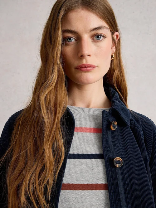 Veste Eden En Velours Côtelé - Dark Navy - 40/R Image 3