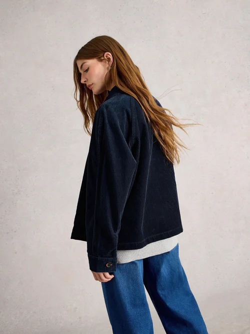 Veste Eden En Velours Côtelé - Dark Navy - 40/R Image 4