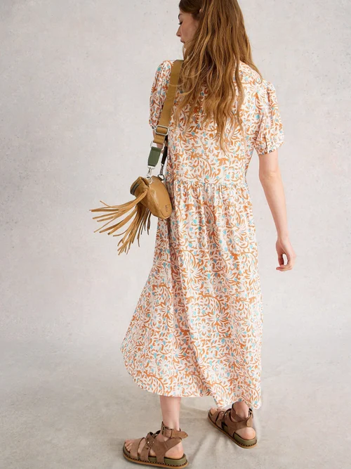 Robe En Jersey Leah - White Mlt - 48/R Image 4