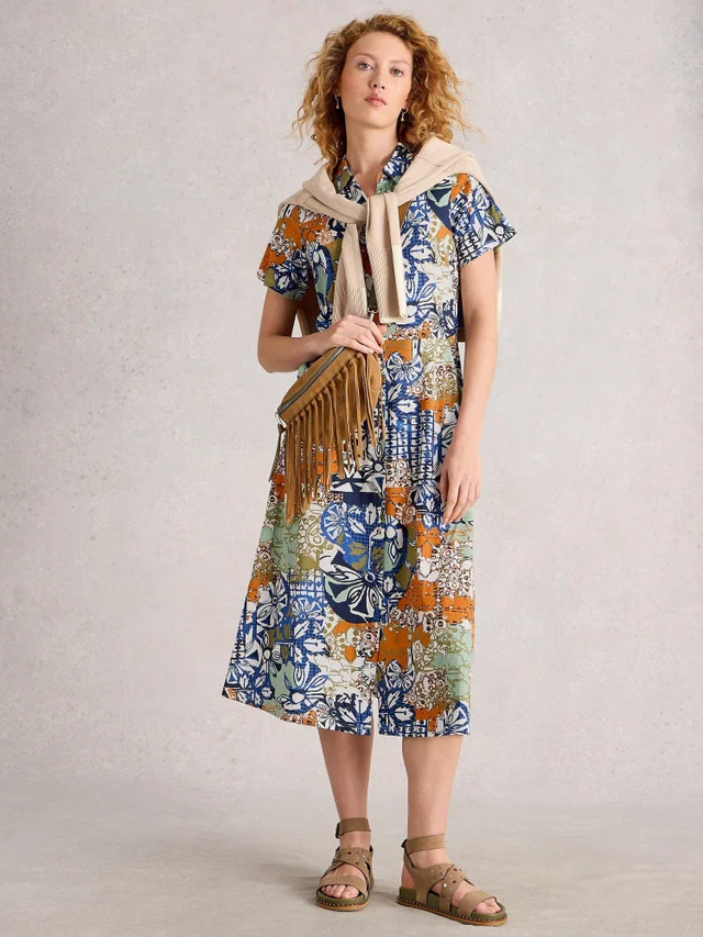 Robe Chemise En Jersey Rua