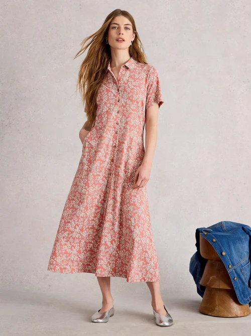 Robe Chemise En Jersey Rua - Pink Mlt - 52/R Image 2