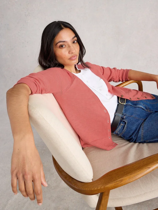 Cardigan En Lin Mélangé Naria