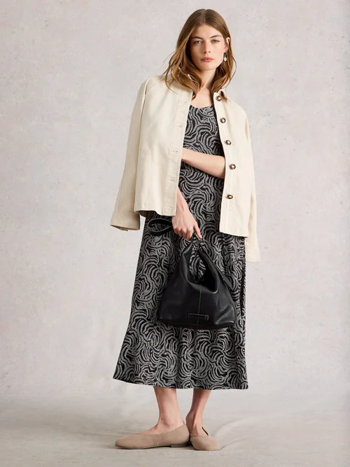 Robe En Jersey Madeline - Blk Mlt - 52/R Image 2
