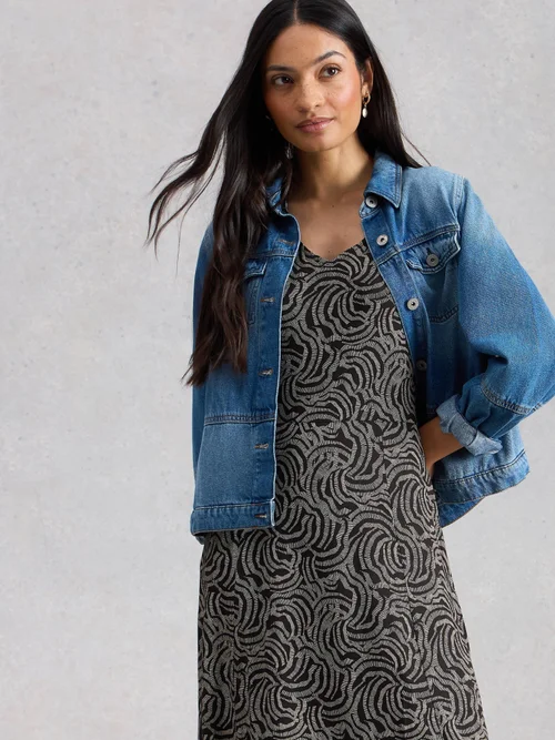 Robe En Jersey Madeline - Blk Mlt - 34/R Image 3